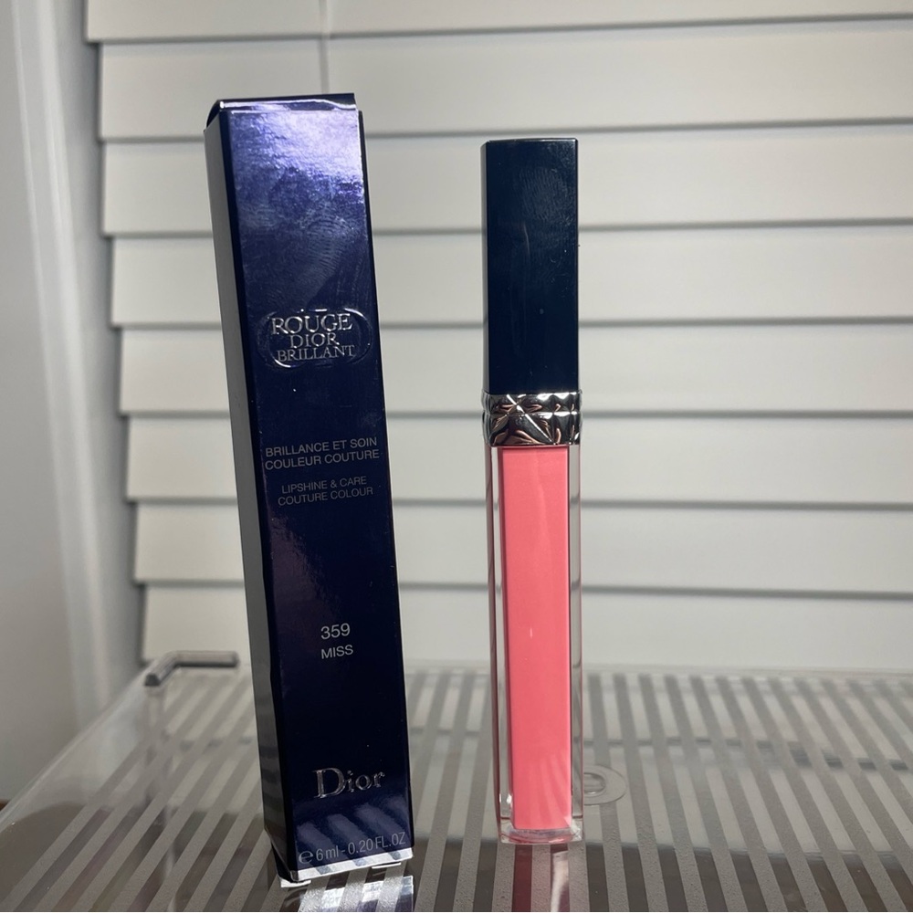 ROUGE DIOR BRILLANT LIPSHINE & CARE COUTURE COLOUR 6ML #359 Miss NIB